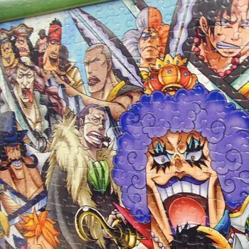 額装実例2 ワンピースのパズル