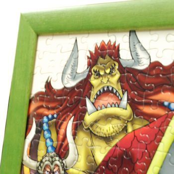 額装実例3 ワンピースのパズル