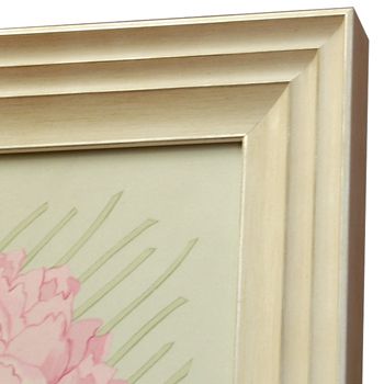 スカーフ 白の額縁で