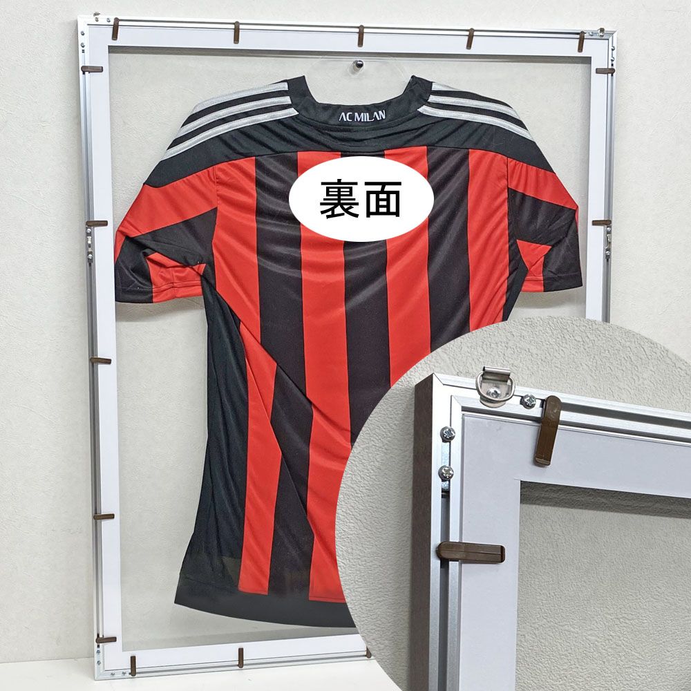 ユニフォーム額 GT06・クリア 木調フレームに、30色のマットカラーが