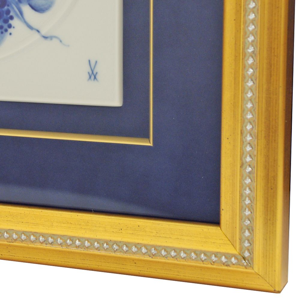 マイセン 陶板画