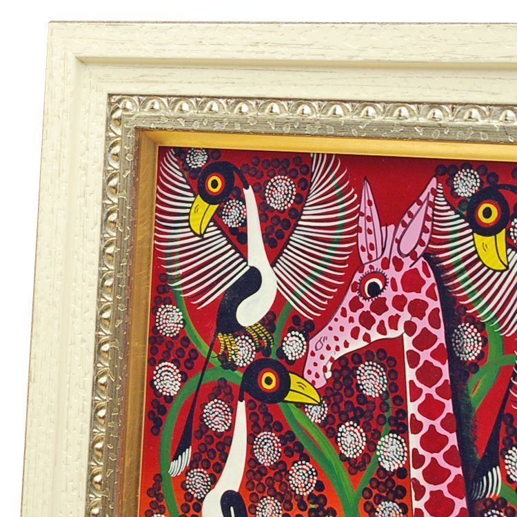 海外土産 アクリル画