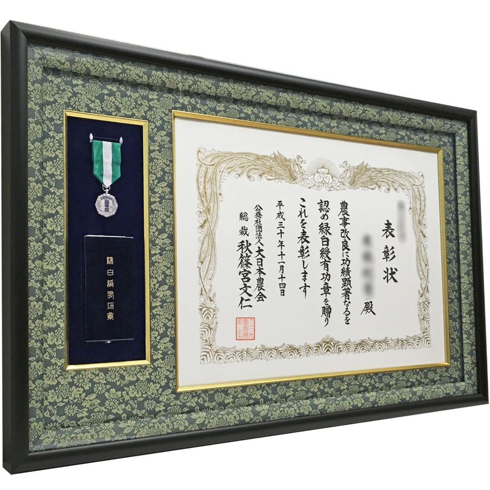 詳細画像3 大日本農会 緑白綬有功章 GT24