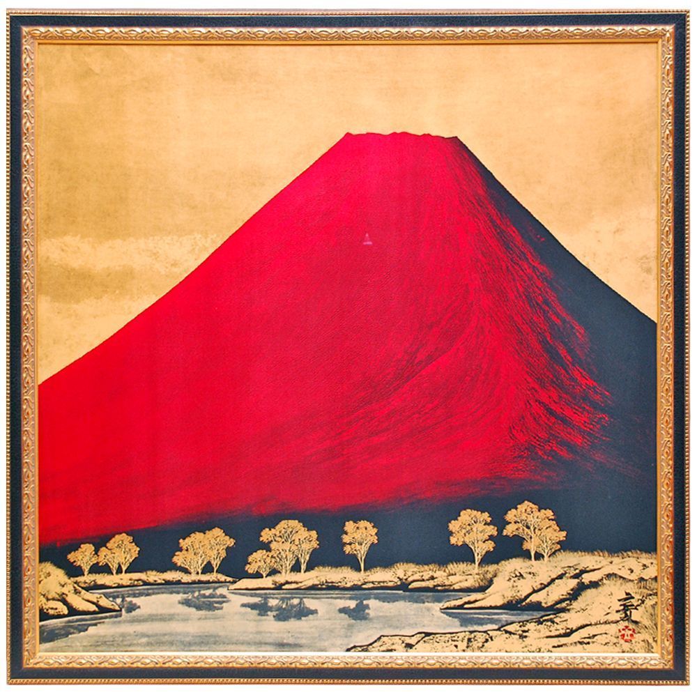 赤富士 スカーフ