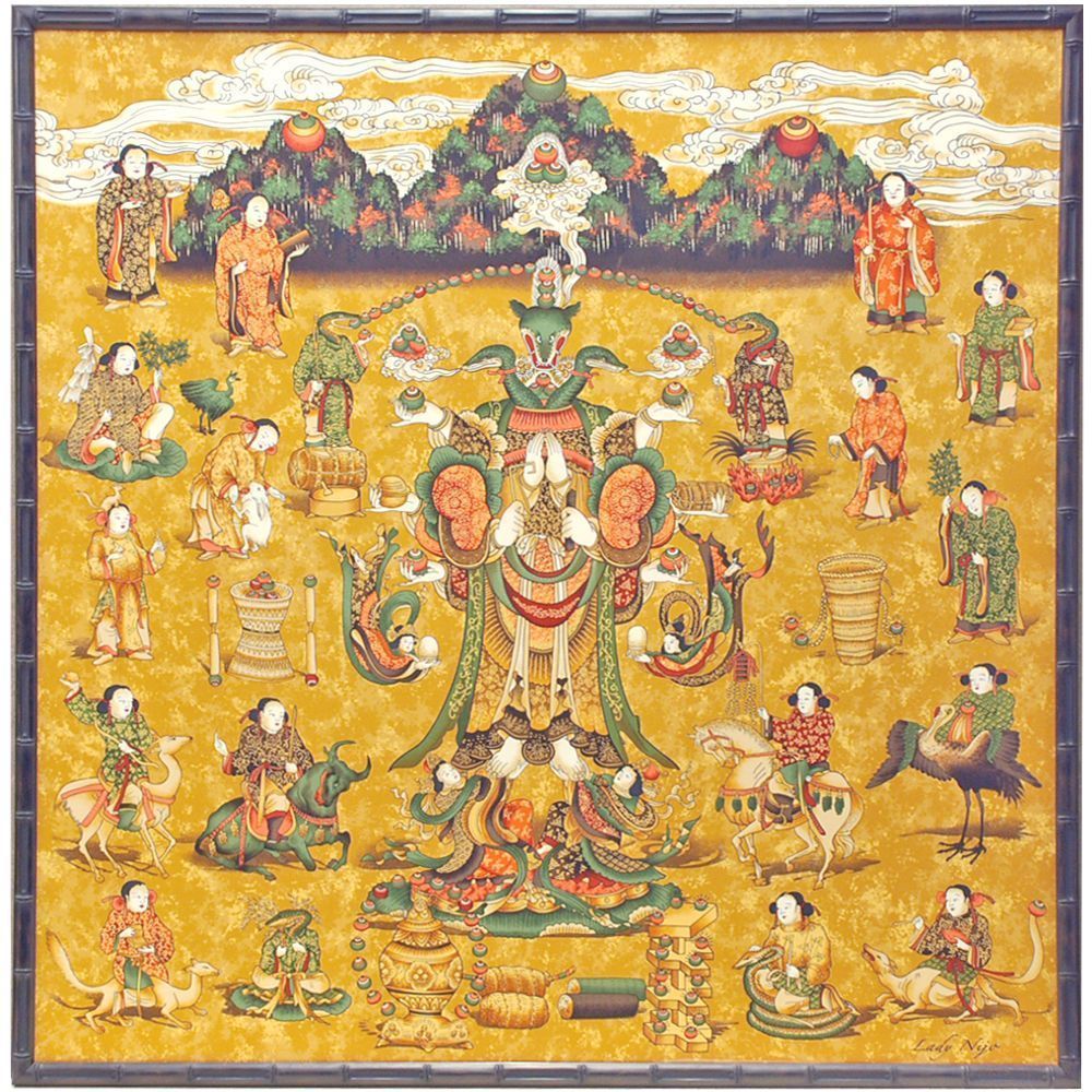 弁財天曼荼羅スカーフ