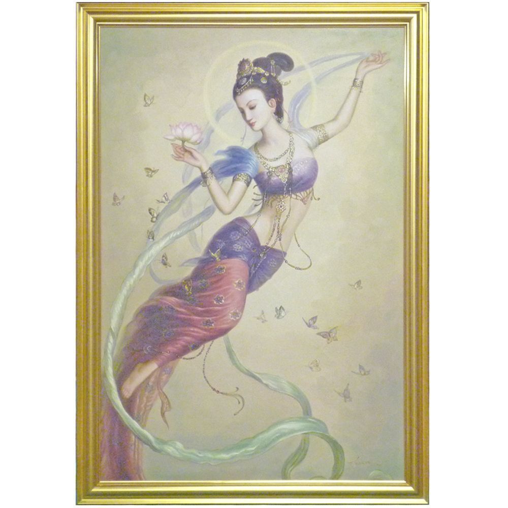 天女 海外油絵