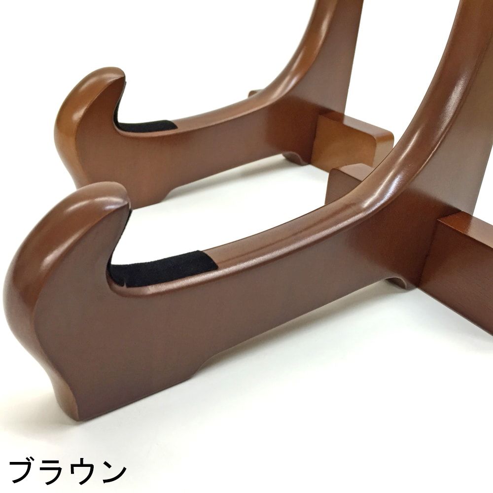 木製額立て 二本組・額ふとん付