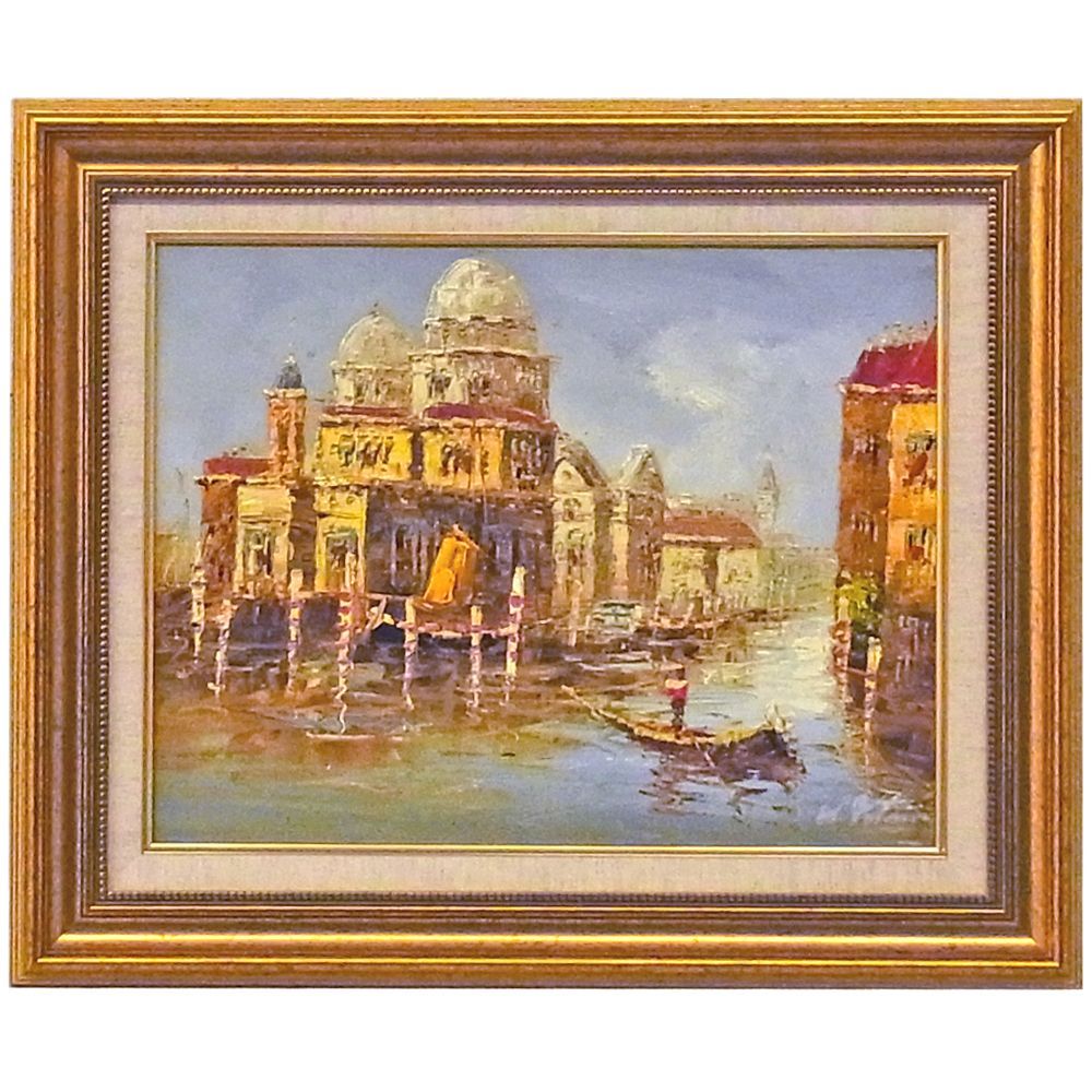 画布を木枠張込～額装