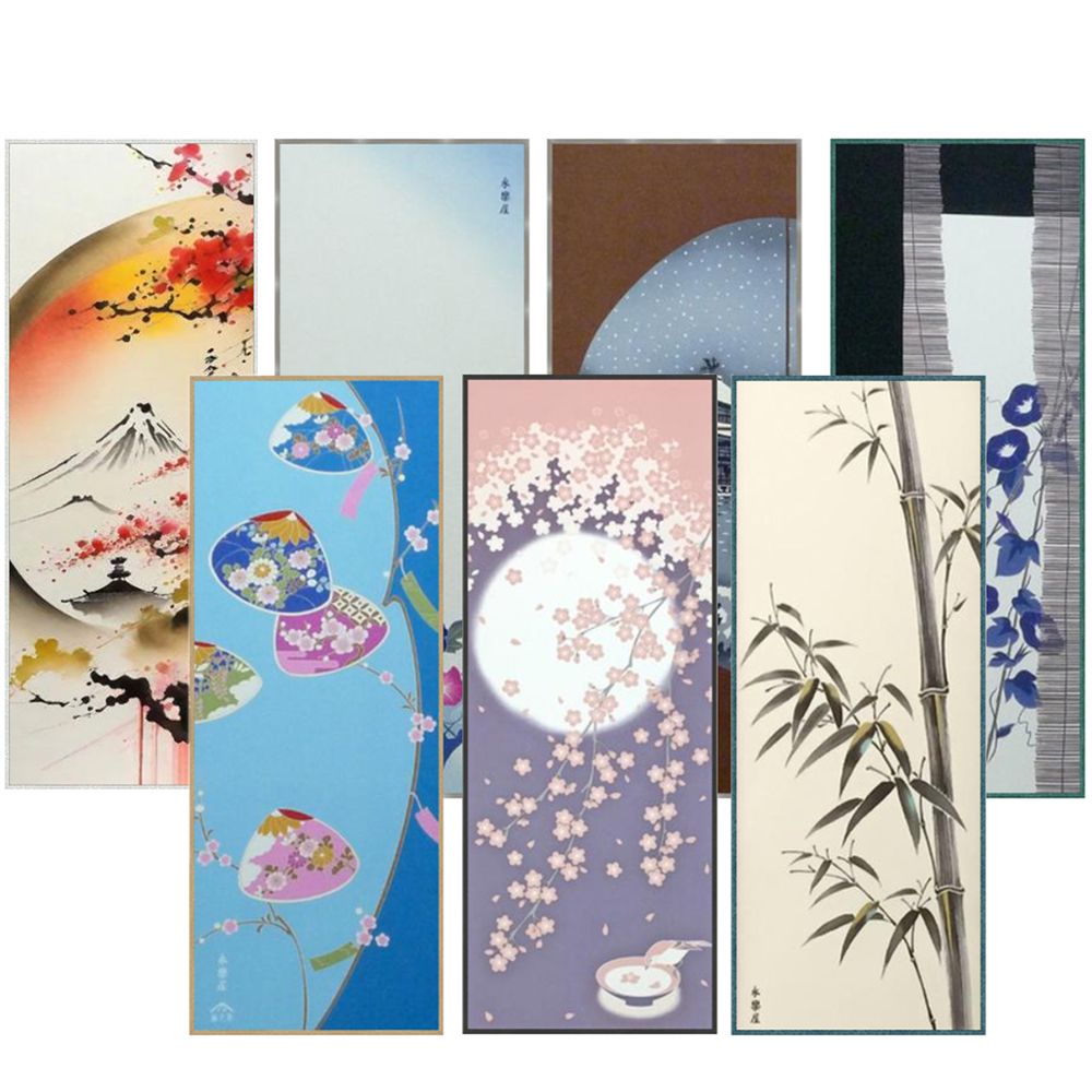 額入りの人物画手拭い 国産手ぬぐい額「神楽（かぐら）」 手ぬぐい額縁 前面UVカット