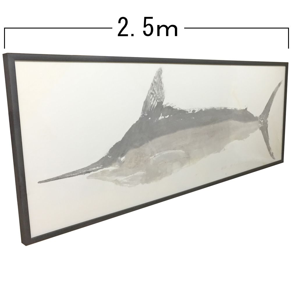 魚拓 2m超のカジキマグロ
