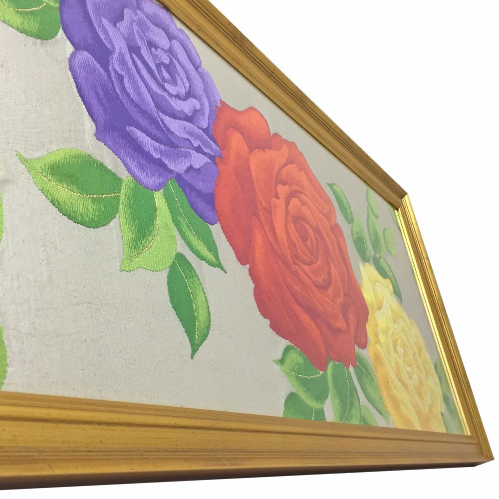 着物の帯地をカットして