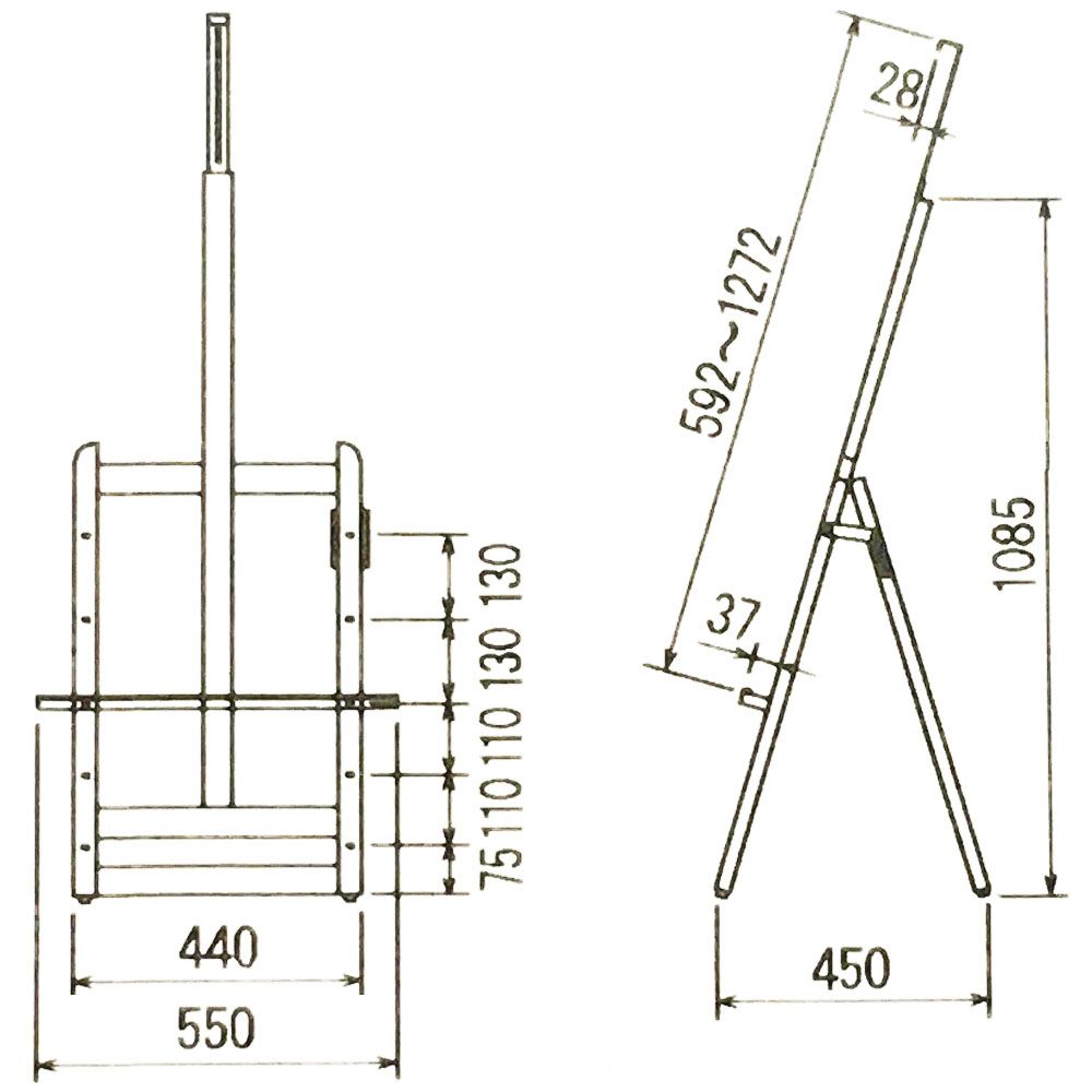 詳細画像9 イーゼル MS161 ・ MS162