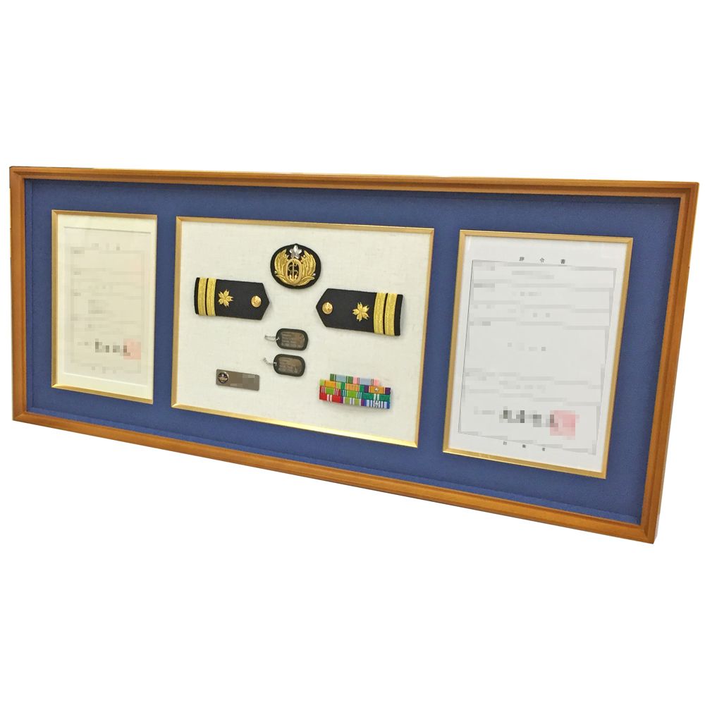 海上自衛隊 辞令書/帽章他