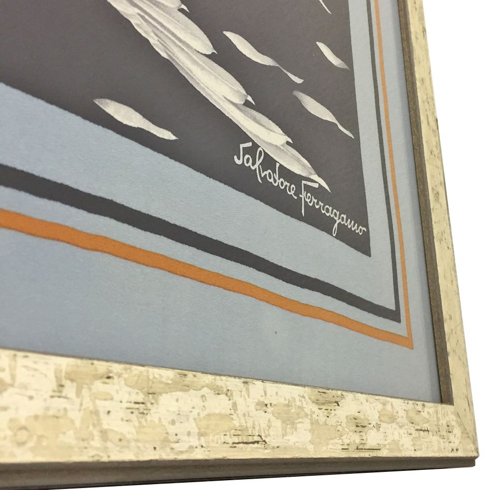 フェラガモスカーフ 鳥