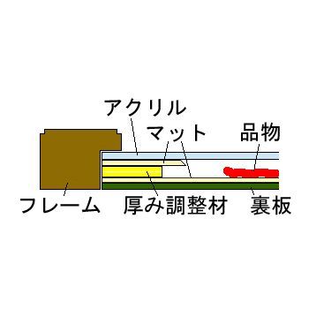 額装実例7 剣道 垂れネーム