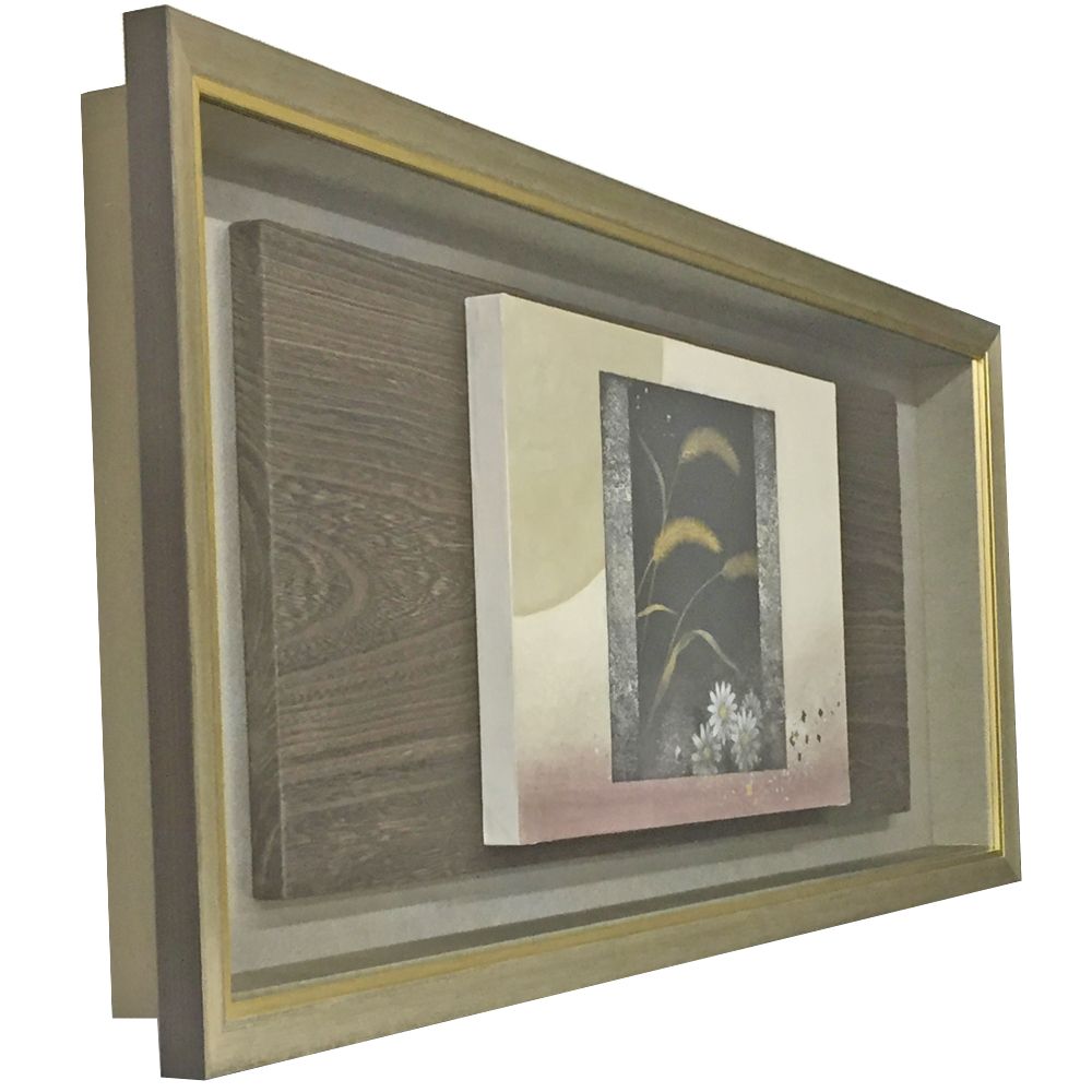 浮かし額装 日本画