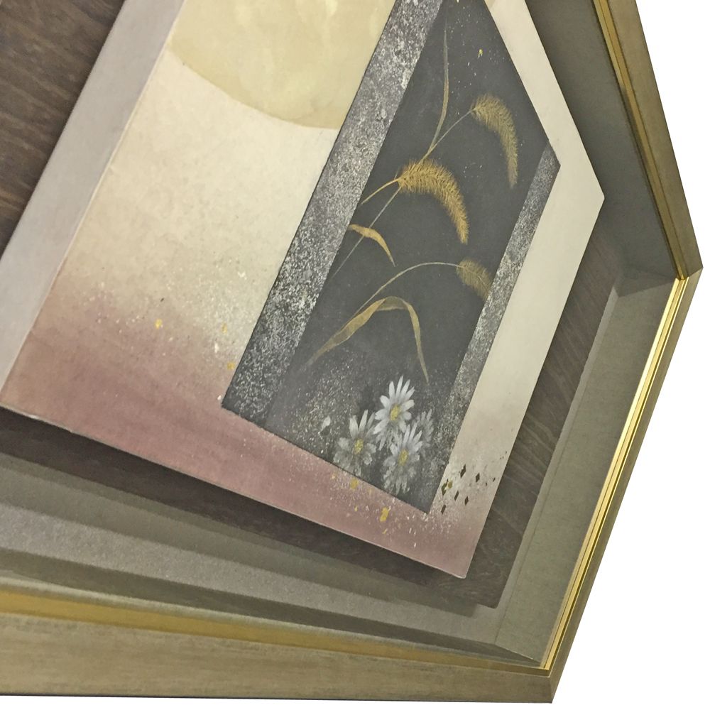 浮かし額装 日本画