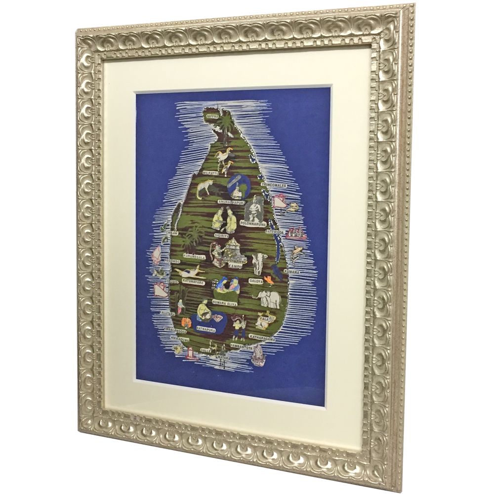 ロウケツ染め セイロン島