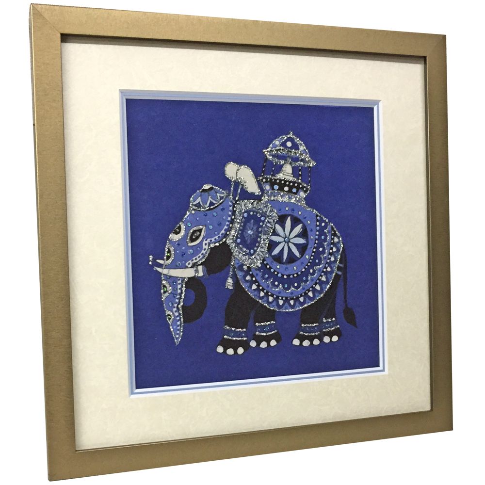 ロウケツ染め 象