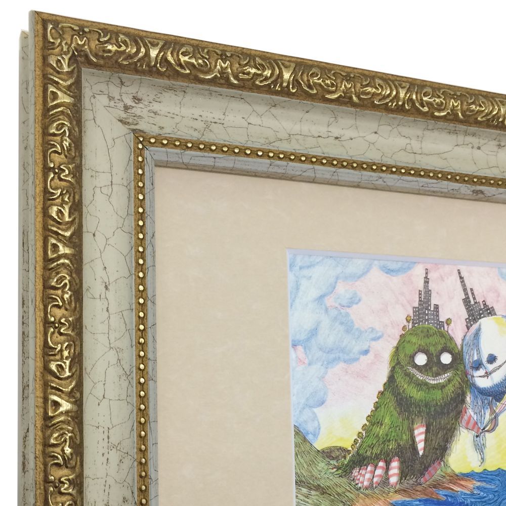 額装実例2 ティム・バートン 葉書絵