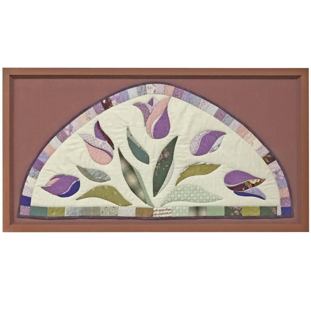 半円のパッチワーク