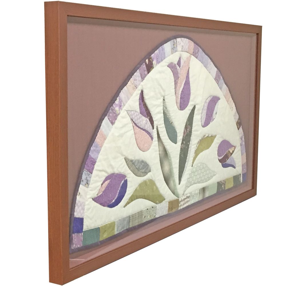 半円のパッチワーク