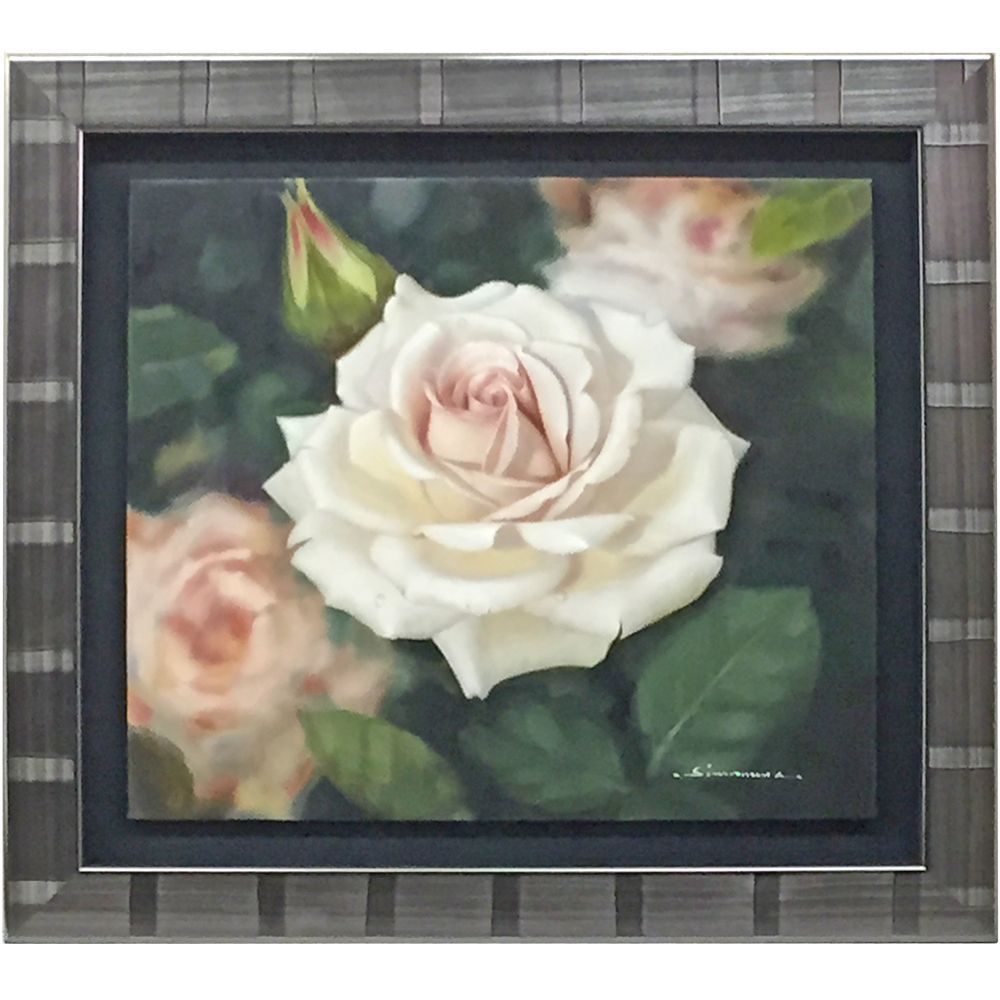 キャンバスの浮かし額装