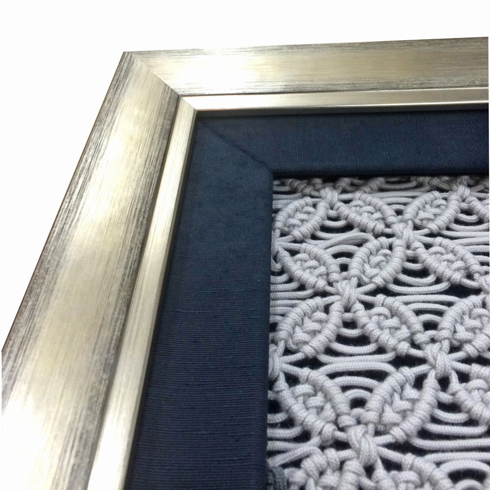 太紐で編んだマクラメ