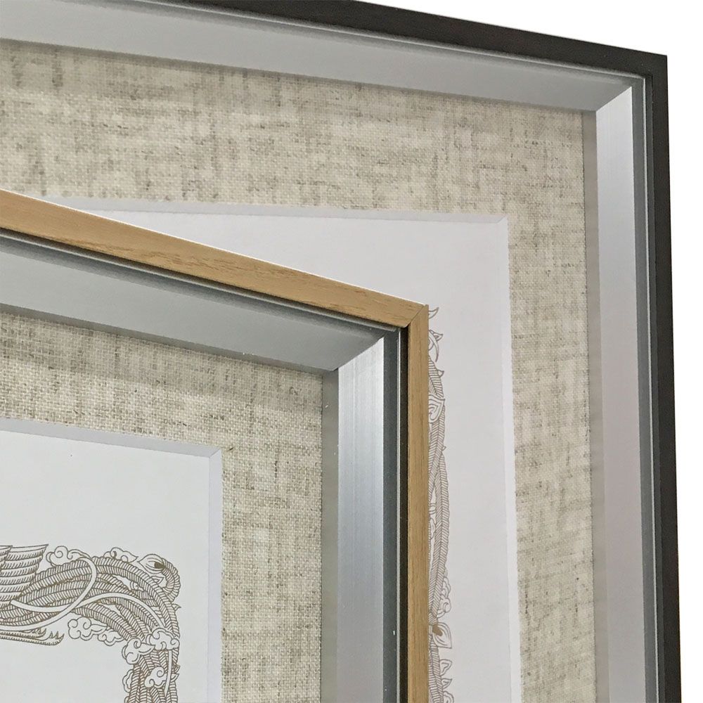 詳細画像2 賞状&メダル額 シェリール・木目調