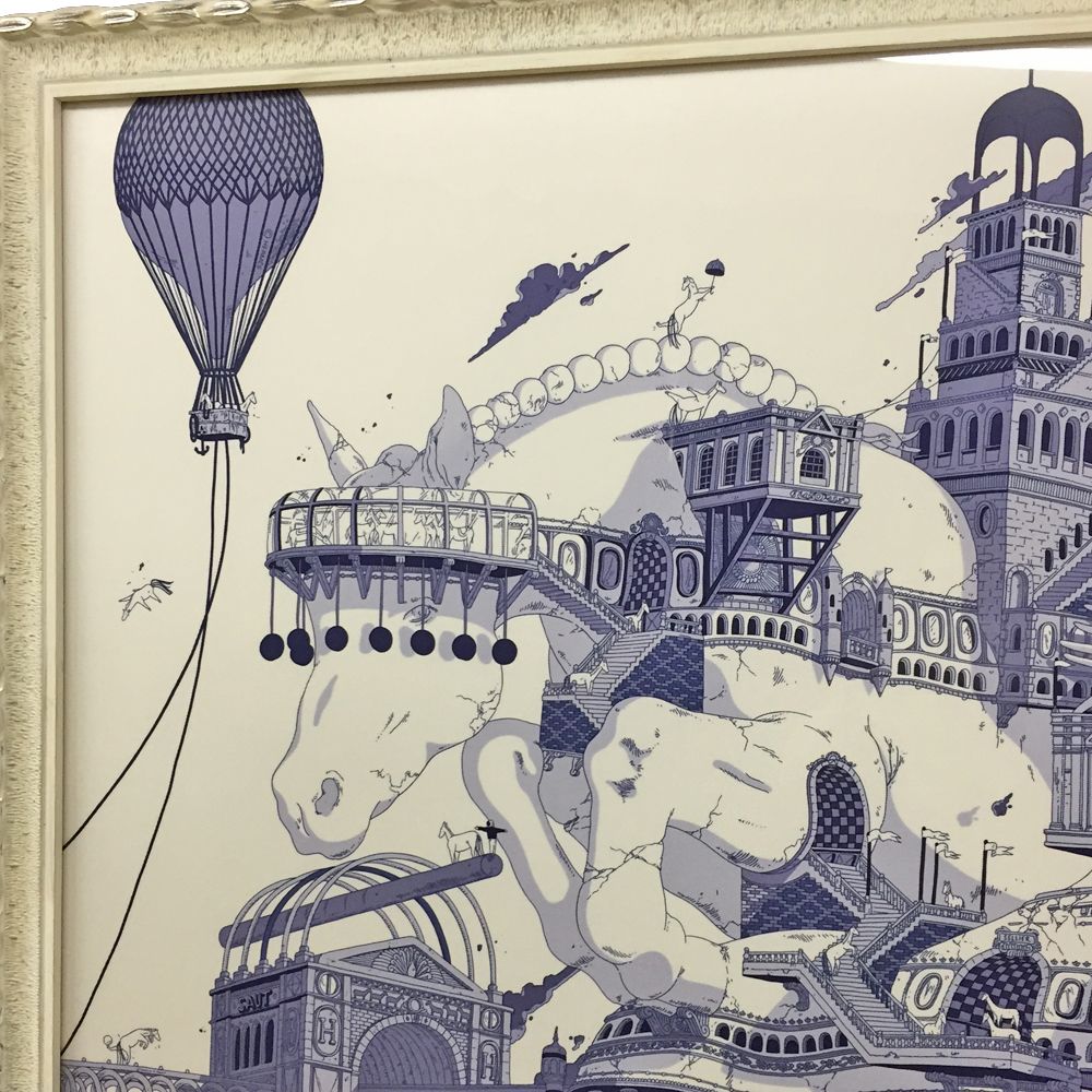 額装実例4 Hippopolis エルメスカレ