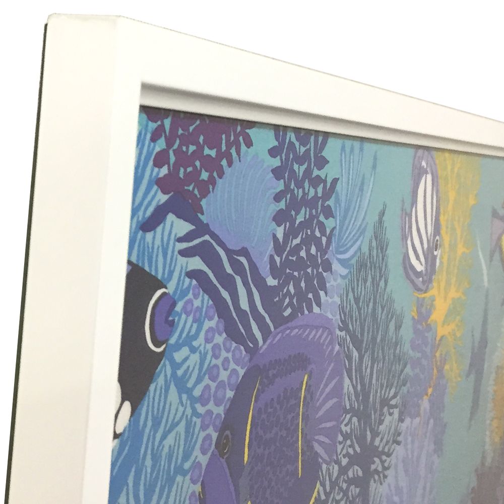 スカーフ 白の額縁で