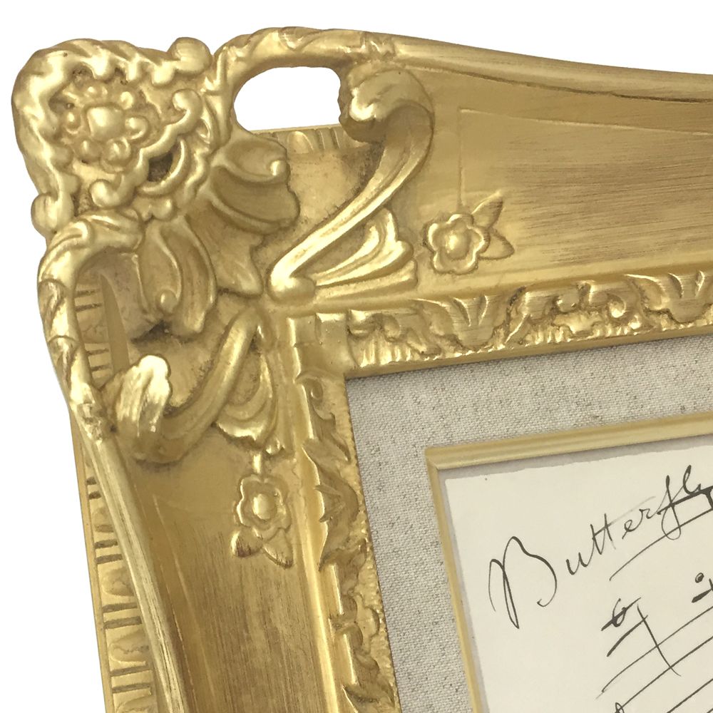 手紙 豪華な油絵額に額装