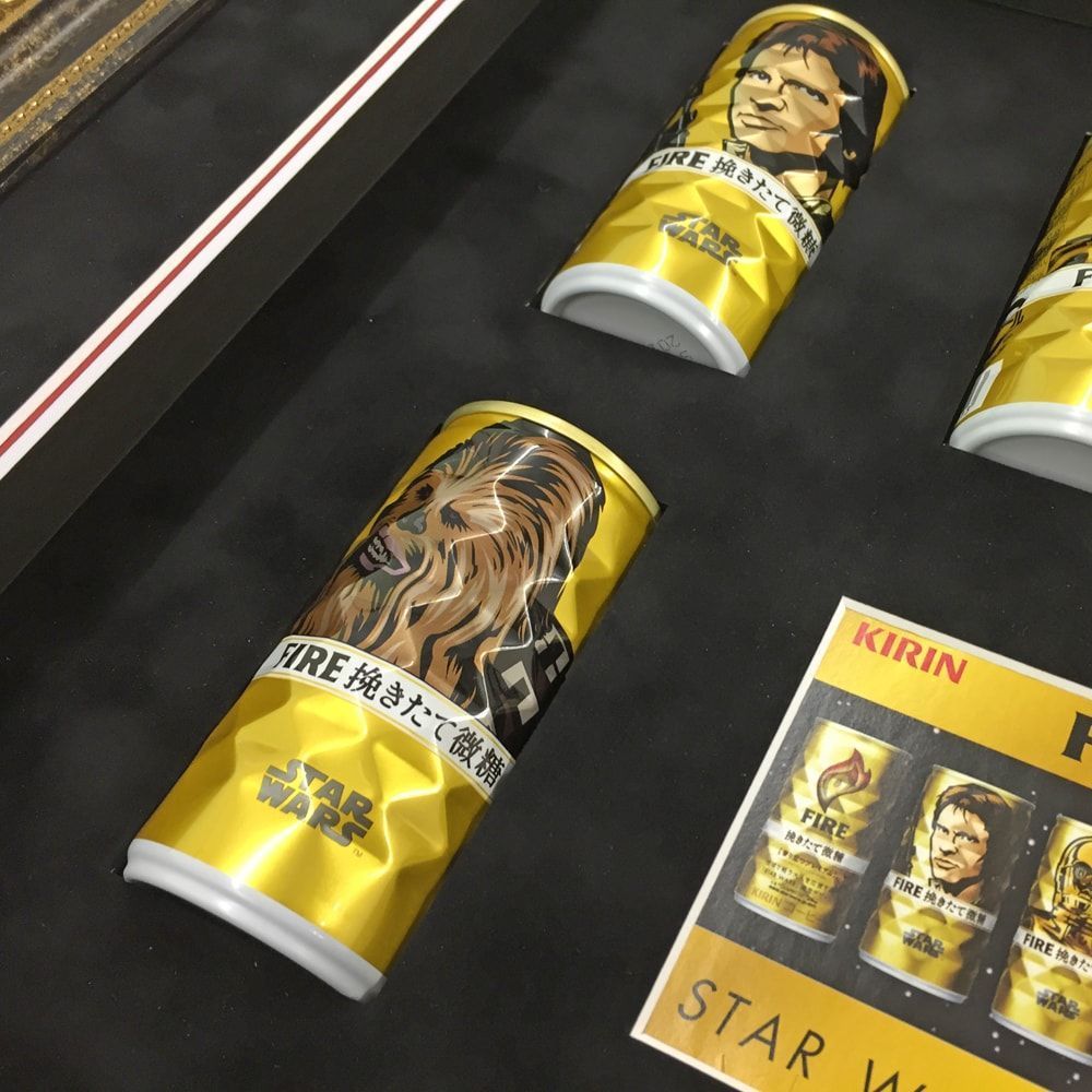 額装実例4 缶コーヒー デザイン缶