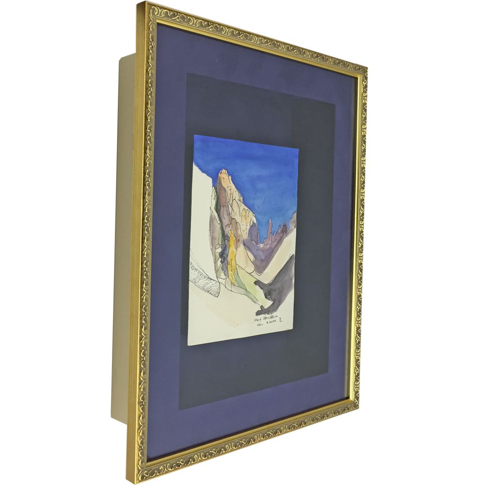 水彩画 浮かし加工で