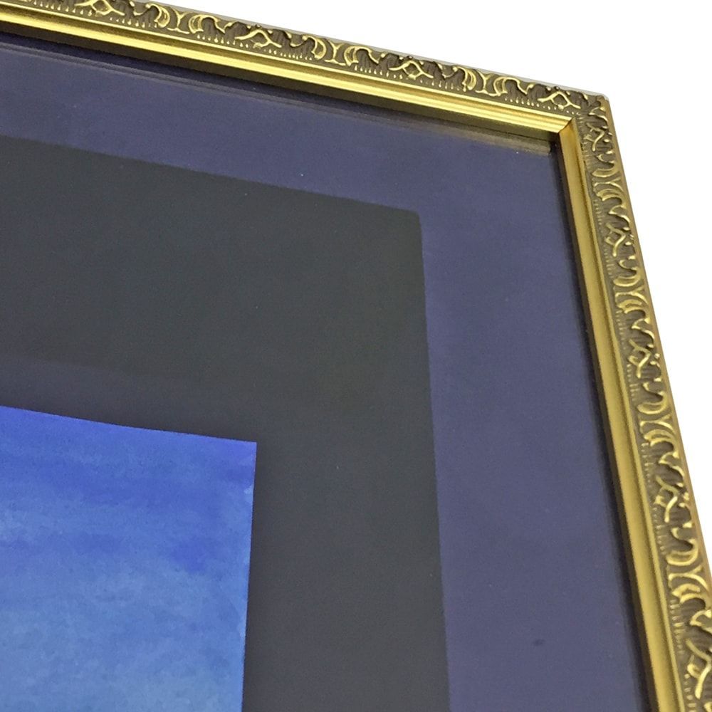 水彩画 浮かし加工で