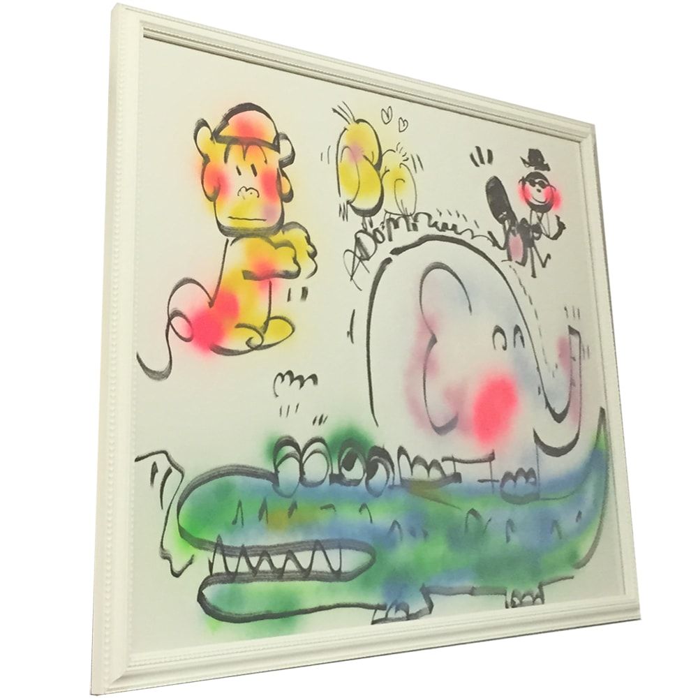 額装実例5 水森亜土 イラスト