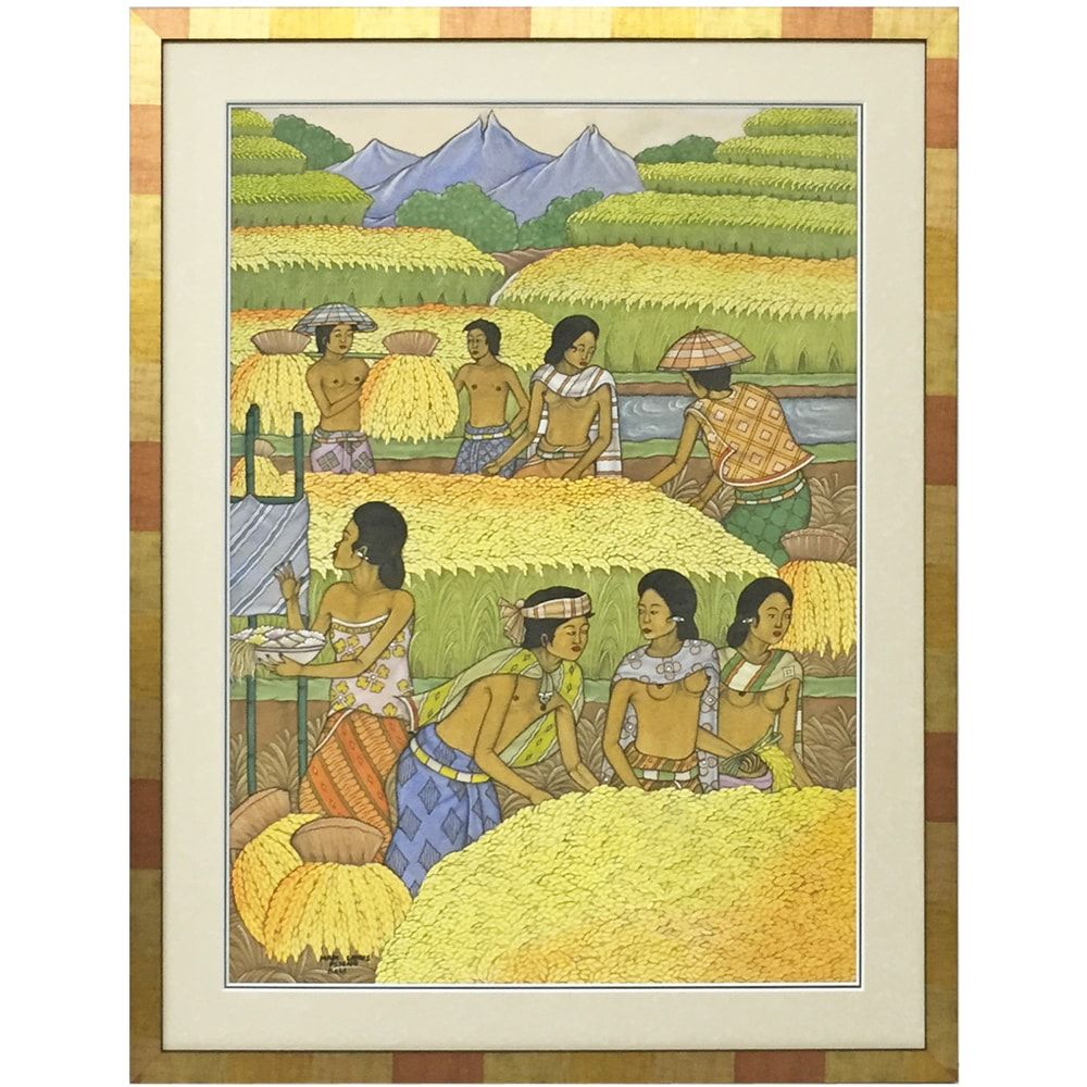 額装実例1 画布 アクリル画
