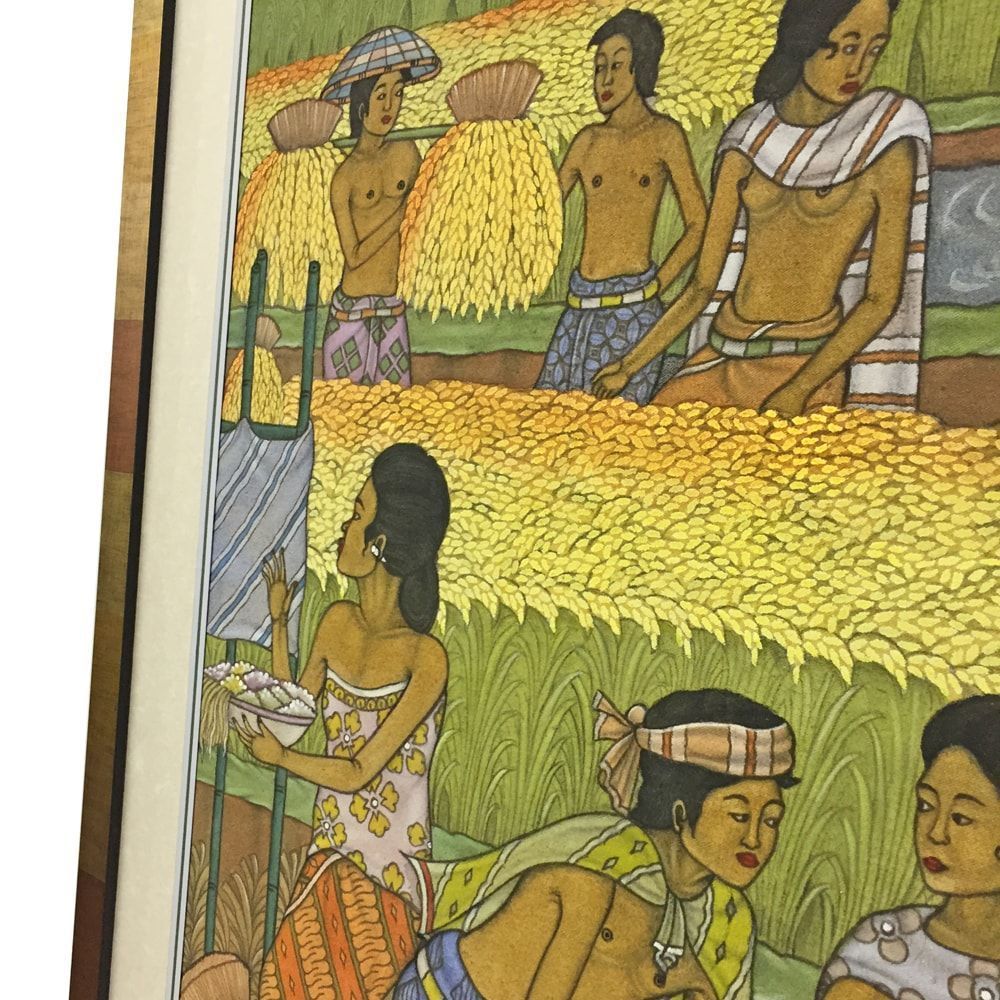 額装実例3 画布 アクリル画