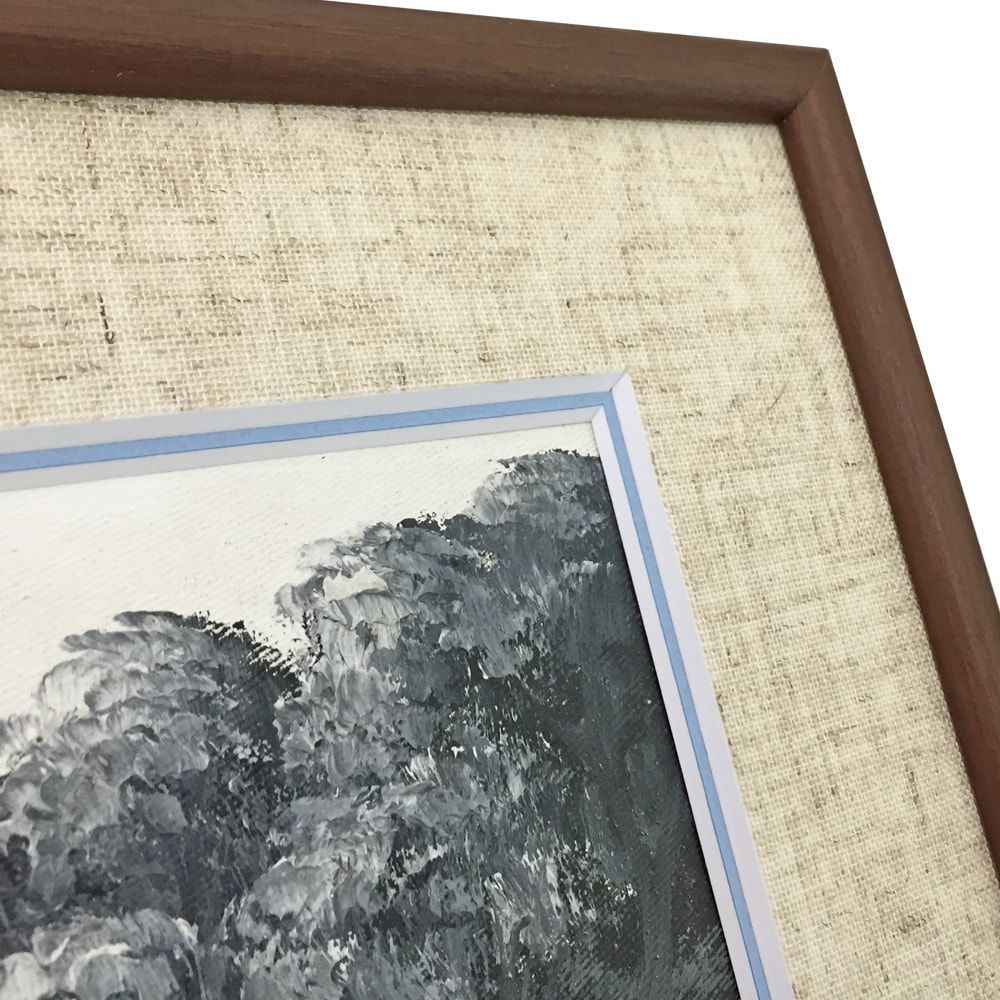額装実例3 ベトナム絵画 画布のみ