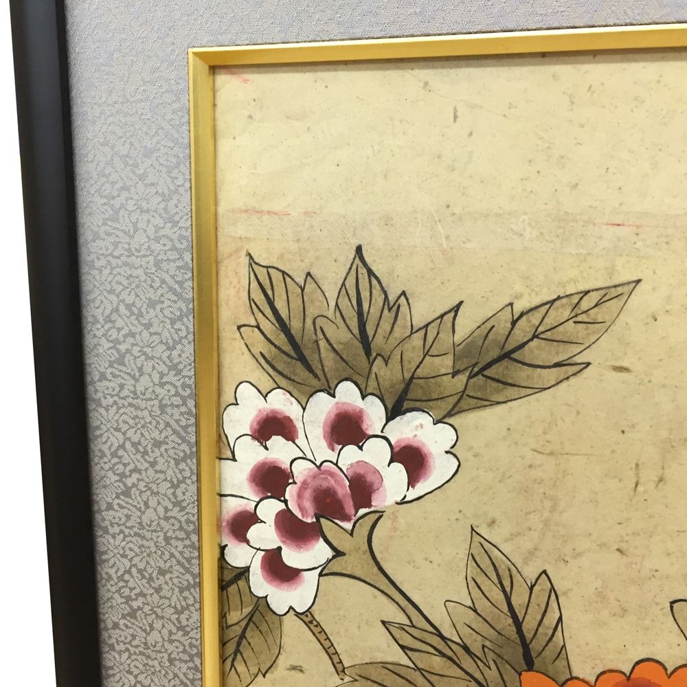 額装実例3 由来不明の彩色画
