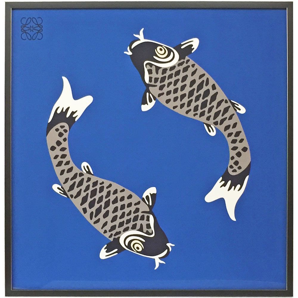 ロエベスカーフ 鯉