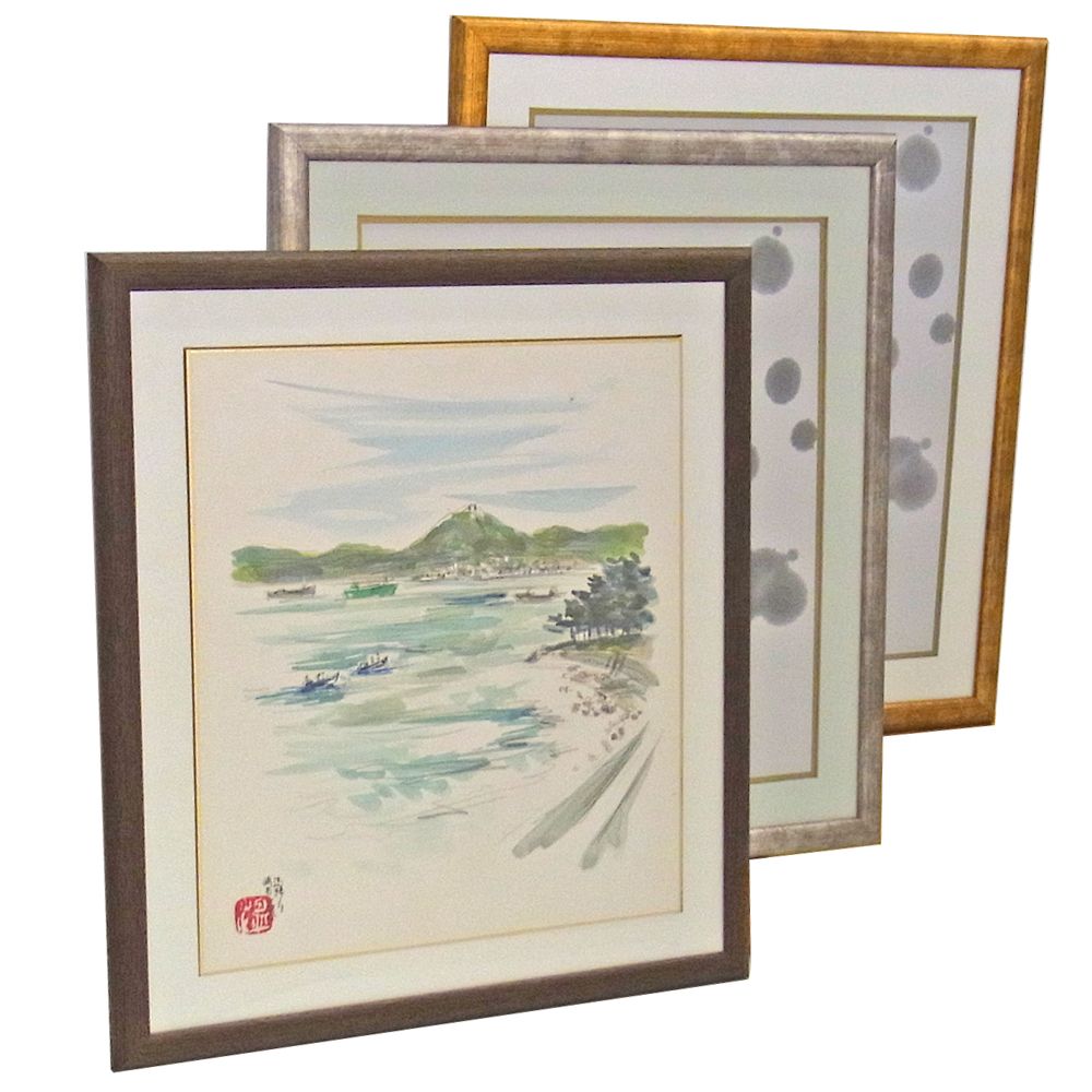 詳細画像 色紙額 彩(JS460)