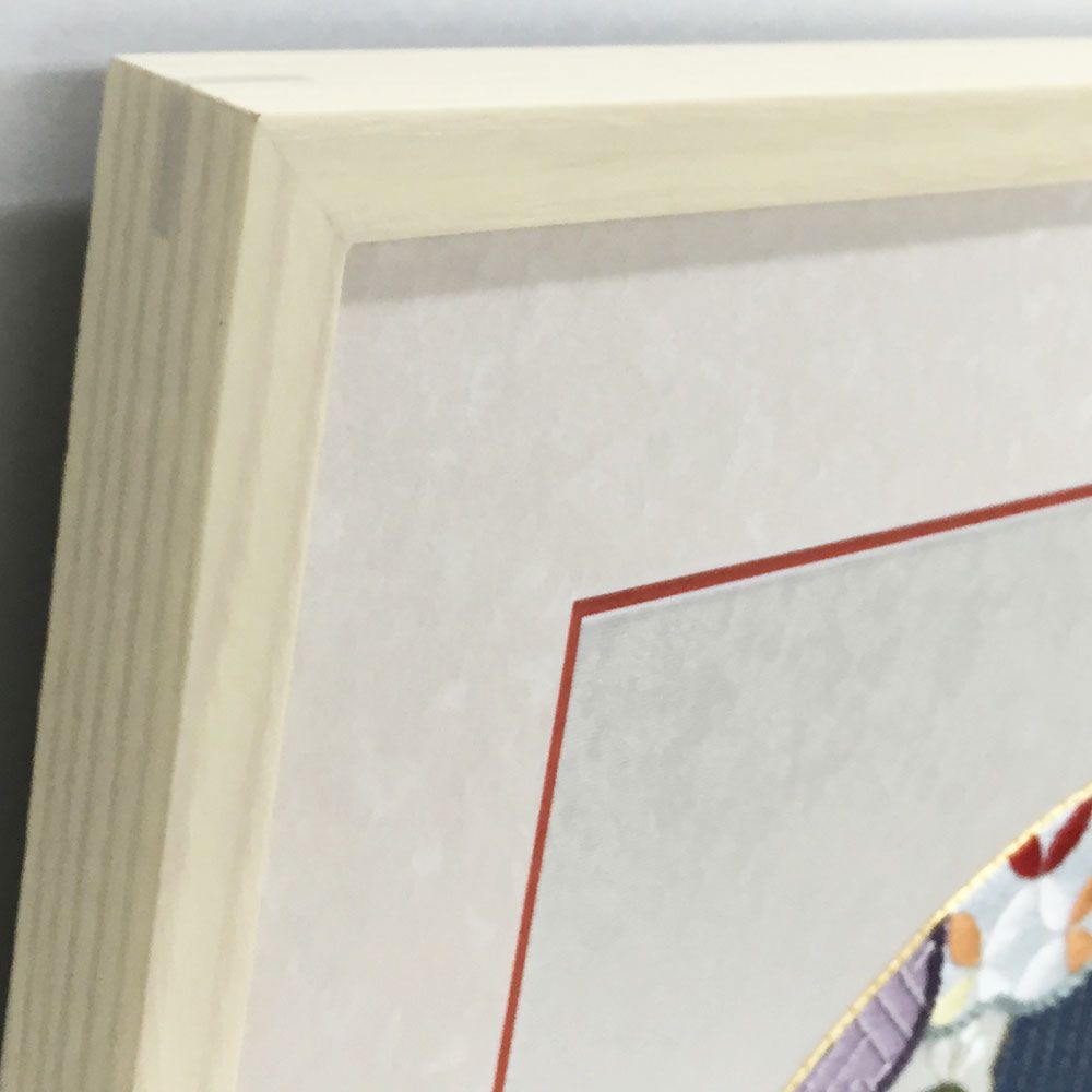 ボードに張られた刺繍