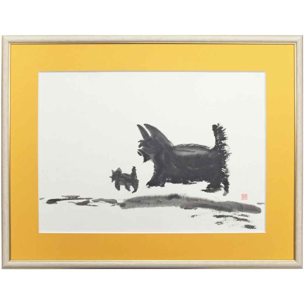 額装実例4 水墨画