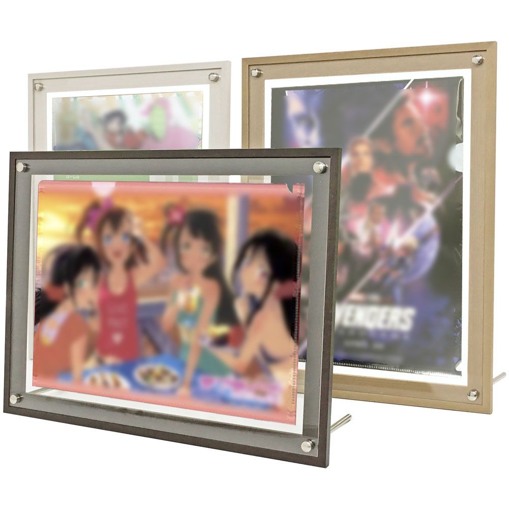 クリアファイル専用額