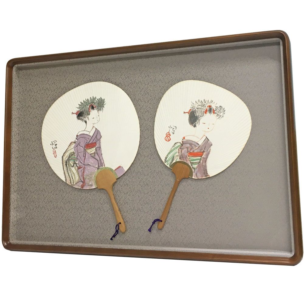 うちわ絵 2枚組