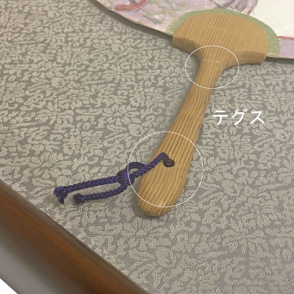額装実例3 うちわ絵 2枚組