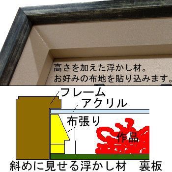 額装実例6 藤井聡太 大志の扇子