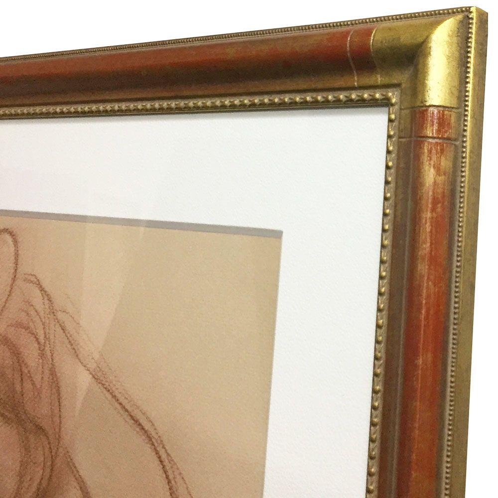 パステルデッサン画 裸婦