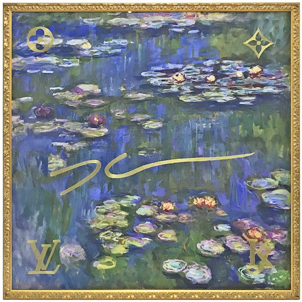 刺繍入りスカーフ モネ